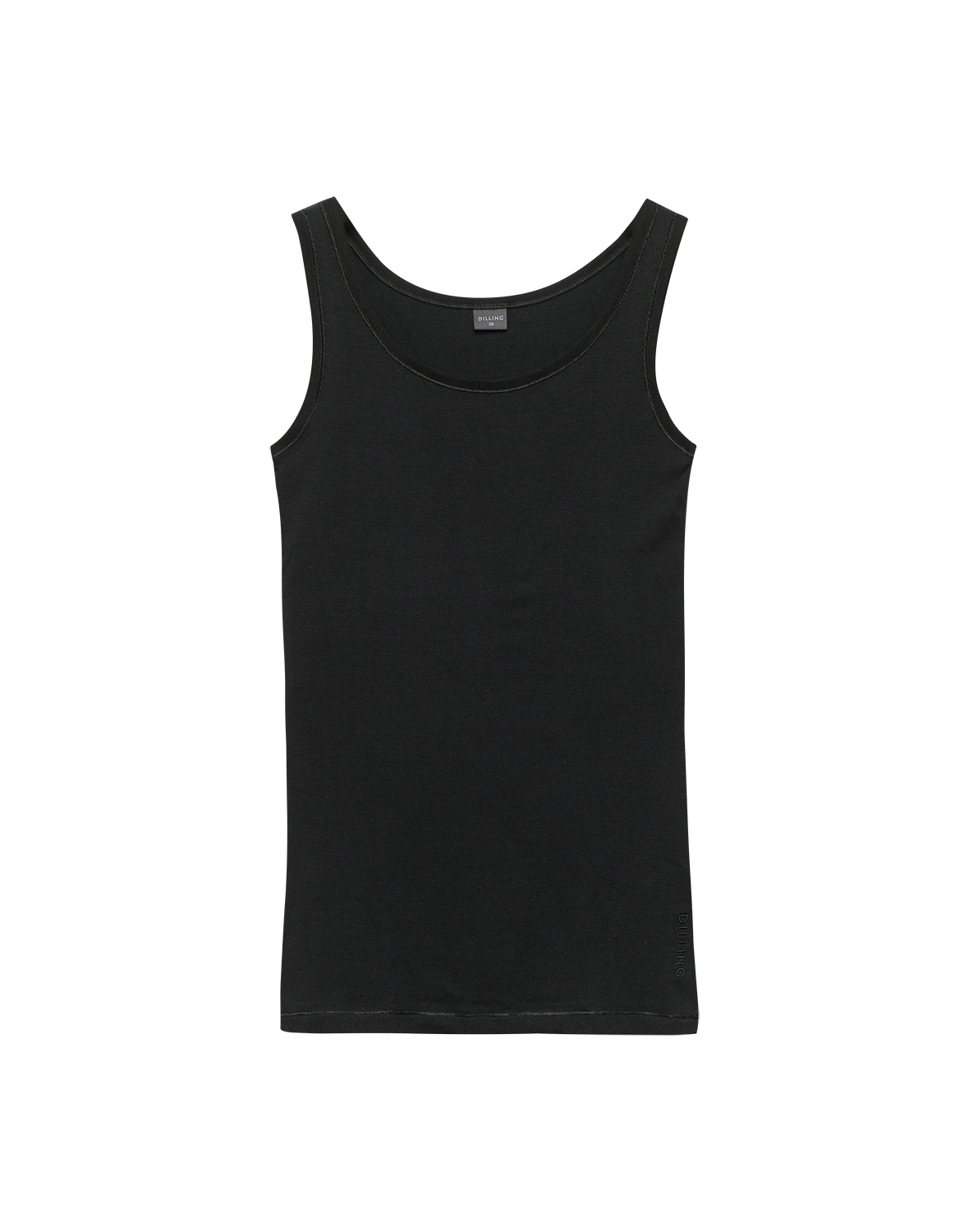 Tanktop van katoen voor dames Zwart Dilling